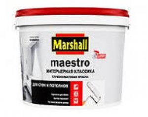 Краска Marshall maestro инт. КЛАССИКА 2,5л Краска Marshall maestro инт. КЛАССИКА 2,5л купить в Рассказово