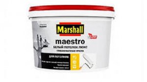 Краска Marshall maestro потолок в/д 9л Краска Marshall maestro потолок в/д 9л купить в Рассказово