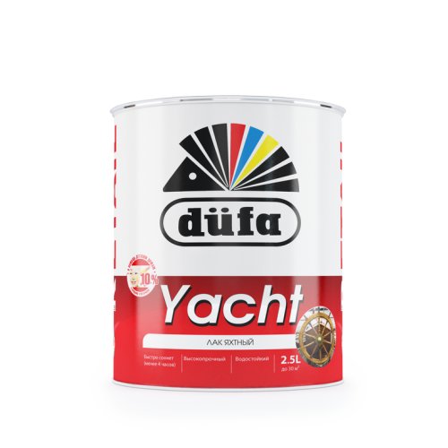 Dufa Retail Лак YACHT яхтный полуматовый 2,0л