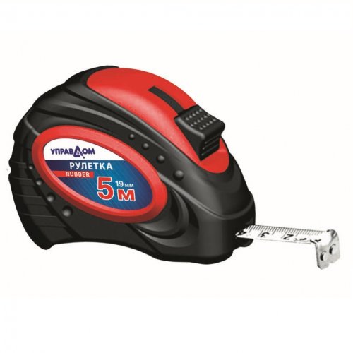 Рулетка RUBBER 5м*19мм c магнитным крючком Рулетка RUBBER 5м*19мм c магнитным крючком купить в Рассказово