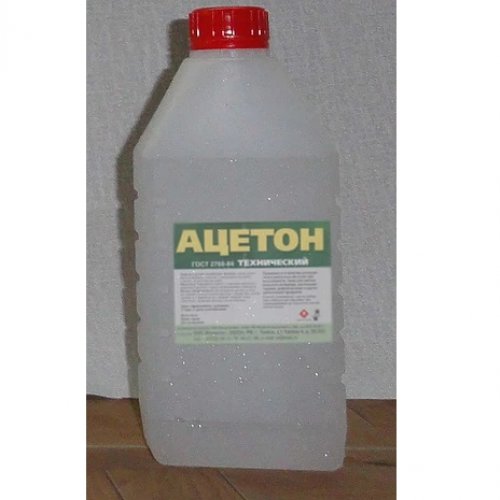 Ацетон (бутылка 1,0л) НИЖЕГОРОДХИМПРОМ (20шт)
