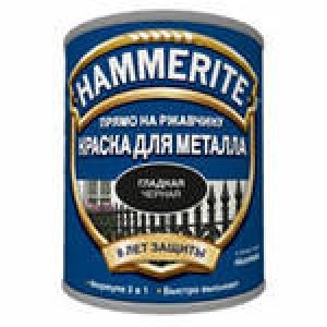 Краска HAMMERITE глад. 0,75л Черная Краска HAMMERITE глад. 0,75л Черная купить в Рассказово