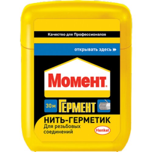 Нить-герметик "Момент Гермент" 15м с мультистран. Нить-герметик "Момент Гермент" 15м с мультистран. купить в Рассказово