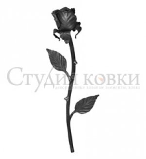SK23.22.2 Роза кованная малая, 315х120 мм. SK23.22.2 Роза кованная малая, 315х120 мм. купить в Рассказово