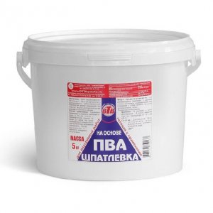Шпатлевка ПВА, 15кг (ведро) Шпатлевка ПВА, 15кг (ведро) купить в Рассказово