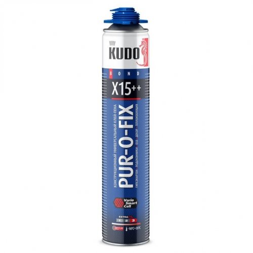 KUDO Клей-пена для универсальная PROFF PUR-O-FIX 15+л. EXTRA FIX KUDO Клей-пена для универсальная PROFF PUR-O-FIX 15+л. EXTRA FIX купить в Рассказово