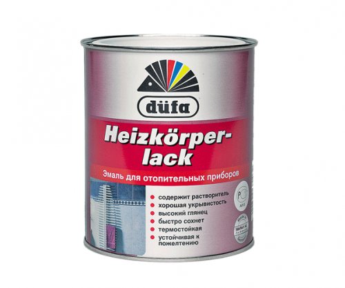 Эмаль "Heizk?rperlack" "ДЮФА" для отопительных приборов, 2,5л Эмаль "Heizk?rperlack" "ДЮФА" для отопительных приборов, 2,5л купить в Рассказово