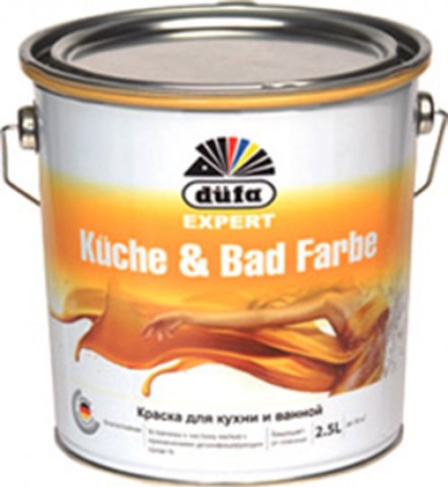 Краска"DufaExpert" K?che & Bad Farbe, "ДЛЯ КУХНИ И ВАННОЙ", 1л Краска"DufaExpert" K?che & Bad Farbe, "ДЛЯ КУХНИ И ВАННОЙ", 1л купить в Рассказово