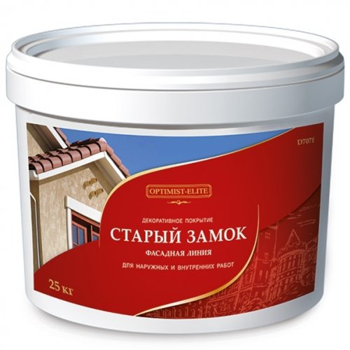 СТАРЫЙ ЗАМОК декор. покрытие для ФАСАДОВ 25кг (2 кг/м2) СТАРЫЙ ЗАМОК декор. покрытие для ФАСАДОВ 25кг (2 кг/м2) купить в Рассказово