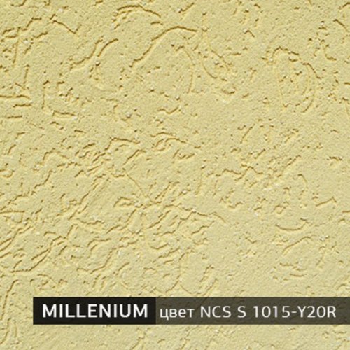MILLENIUM декоративная штукатурка с эффектом короед (15кг) (2-3кг/м2) MILLENIUM декоративная штукатурка с эффектом короед (15кг) (2-3кг/м2) купить в Рассказово