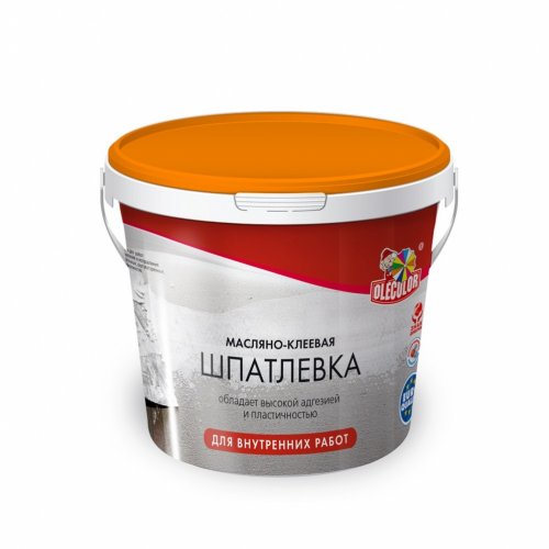 Шпатлевка OLECOLOR для внутренних работ масляно-клеевая 1,8кг. Шпатлевка OLECOLOR для внутренних работ масляно-клеевая 1,8кг. купить в Рассказово