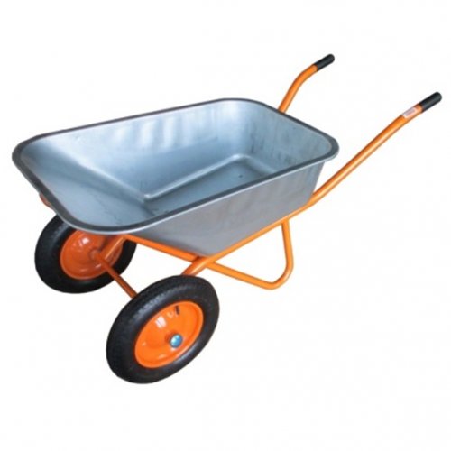 Тачка строительная Bohrer TBH-2Н, двухколесная 110л Тачка строительная Bohrer TBH-2Н, двухколесная 110л купить в Рассказово