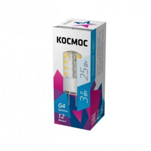 Лампа LED G4 12V 3W(180lm) 4500K, 4k, LksmLED3wJCG412v45 Лампа LED G4 12V 3W(180lm) 4500K, 4k, LksmLED3wJCG412v45 купить в Рассказово